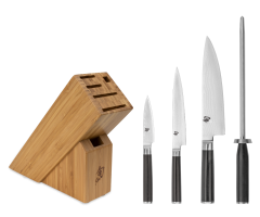 The profile image of the individual components of the DMS0530 Shun Classic 5-Piece Starter Block Set.